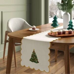 Threshold Christmas Tree Table Runner